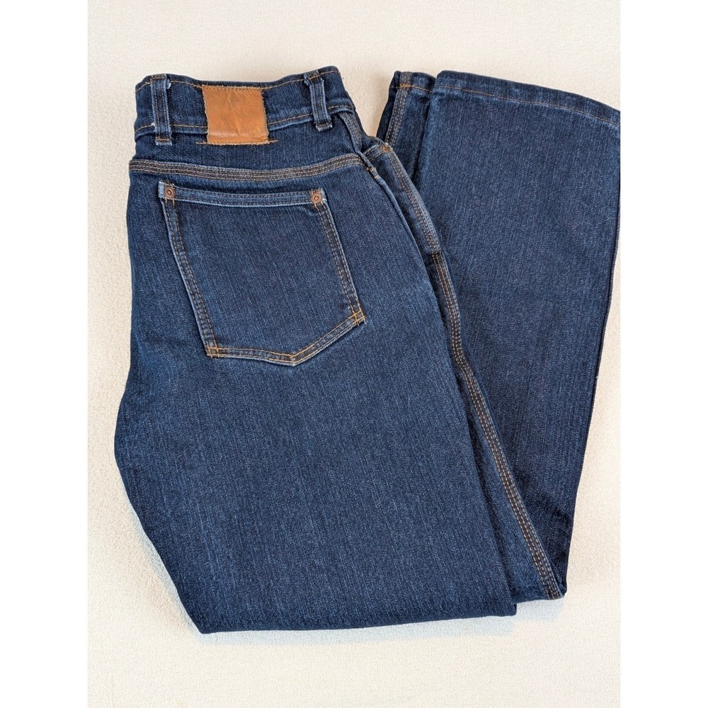 Orgin Men Indigo Straight Denim Jeans USA 32x28 Americana Classic Indie